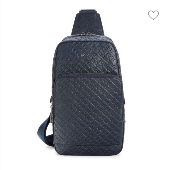 Hugo Boss Bags New Hugo Boss Shoulder Sling Bag Leather Unisex Men